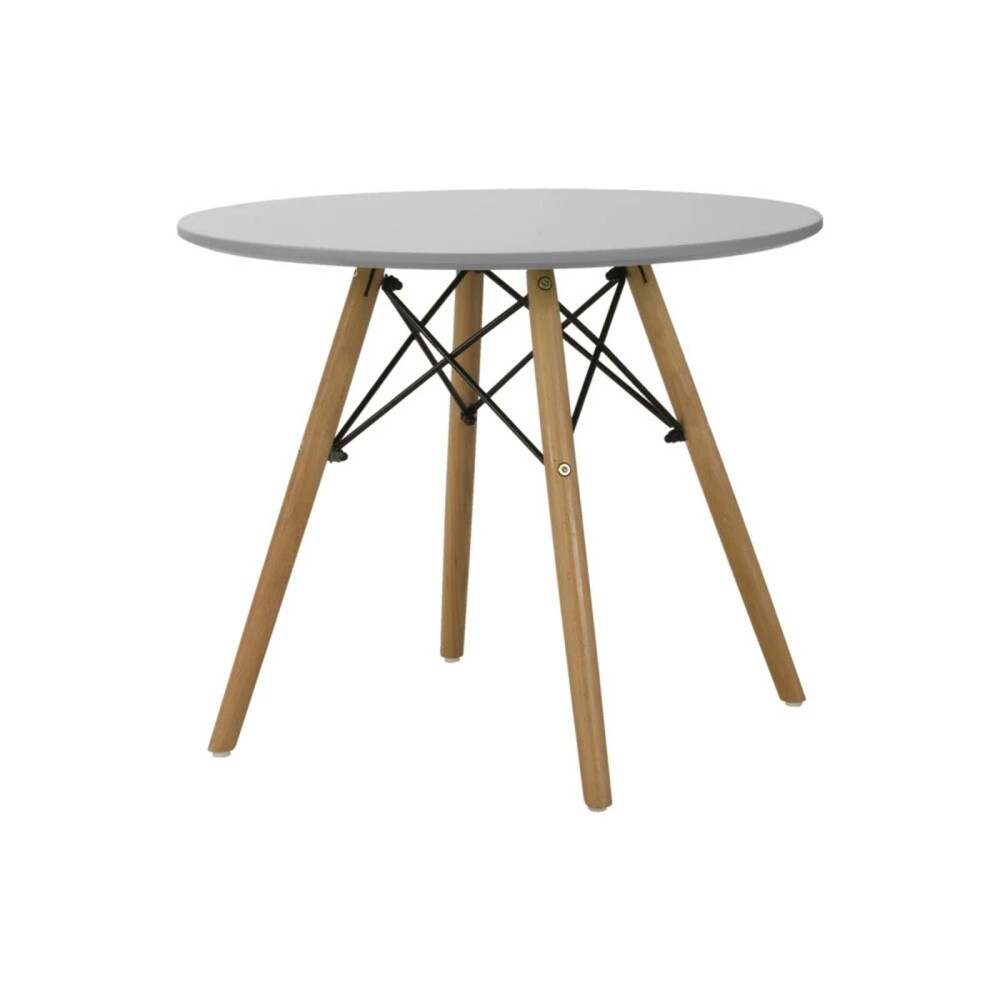 MESA POLIPROPILENO-Y-MADERA GRIS Z-230S KIDS