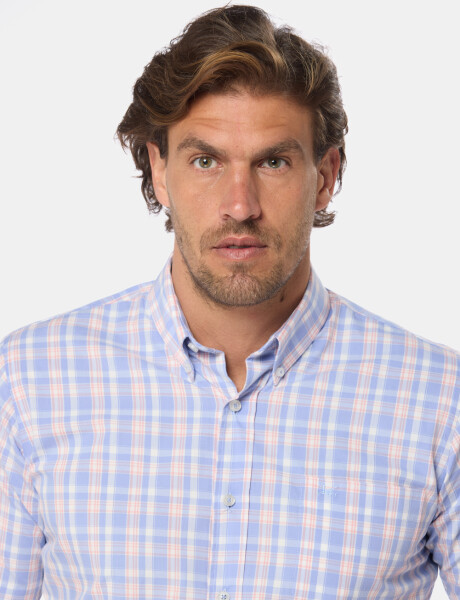 CAMISA SPORT A CUADROS Piedra