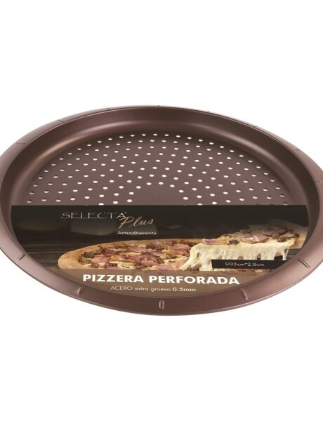 PIZZERA FONDO PERF ACERO D33X2.8CM ESP 0.5MM CHOCO PIZZERA FONDO PERF ACERO D33X2.8CM ESP 0.5MM CHOCO
