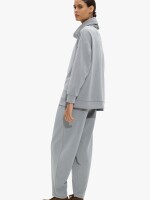 Sudadera Con Cuello Alto Y Tacto Suave gris