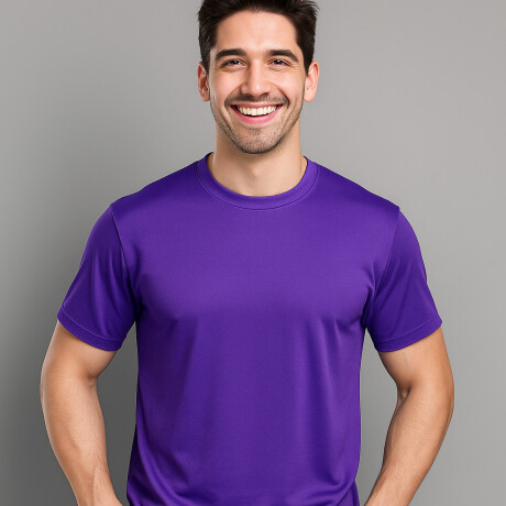 Remera Dry Work Force Unisex Violeta