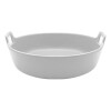 Ensaladera Selecta en cerámica con asas 30x29x9cm Blanco