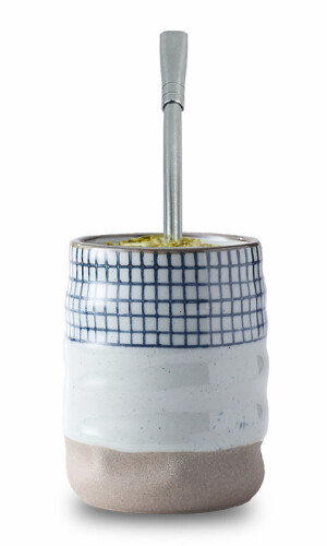 MATE ALBANIA CUADRICULADO AZUL