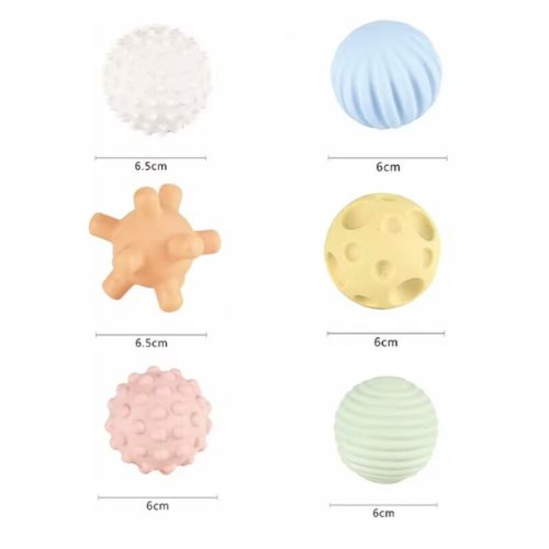 Set 3 pelotas sensoriales texturizadas montessori Set 3 Pelotas Sensoriales Texturizadas Montessori