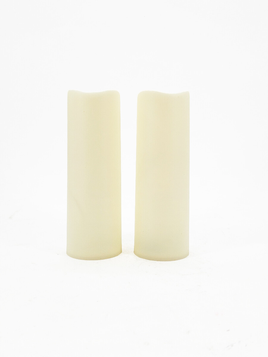 VELA LED SET X 2 - BLANCO 