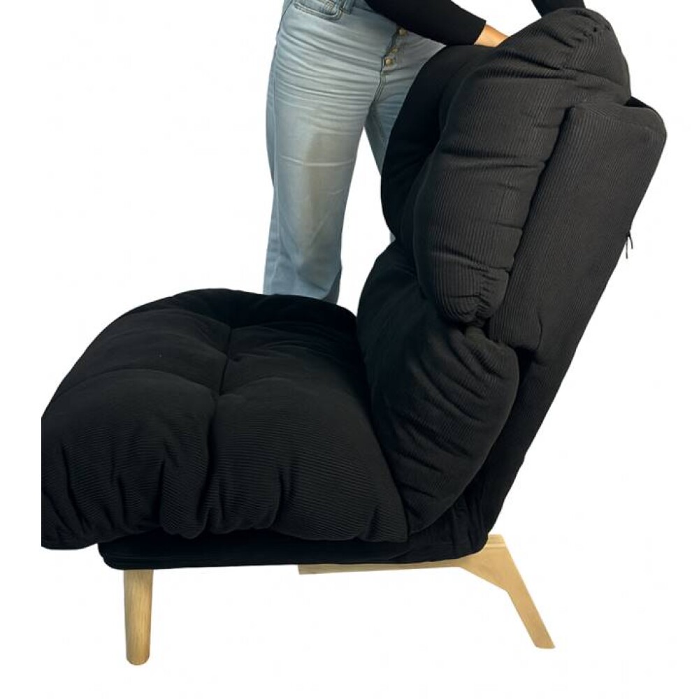 Poltrona Reclinable Con Puff Apoyapies Tapizado Poltrona Reclinable Con Puff Apoyapies Tapizado