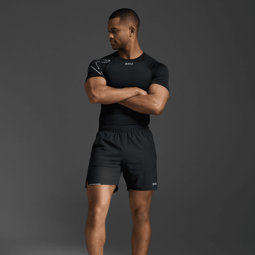 Casaca Training Core Compression Hombre Black/silver
