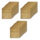 30 Placas Revestimiento Pared Autoadhesiva 70x77cm Promo X30 Madera Marrón