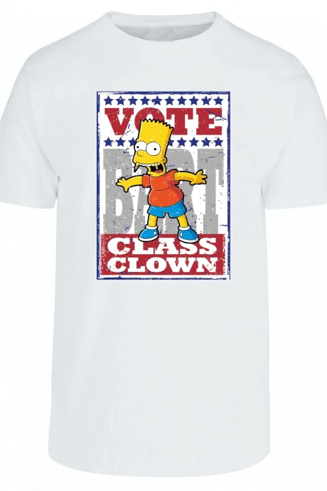 Camiseta Simpsons - Vote Bart Camiseta Simpsons - Vote Bart