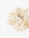 Skunzies Lisas Scrunchie Con Lunares - Combinacion Bicolor