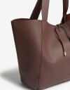 Shopper Basicos Shopper Con Bolso Chocolate - Marron Chocolate