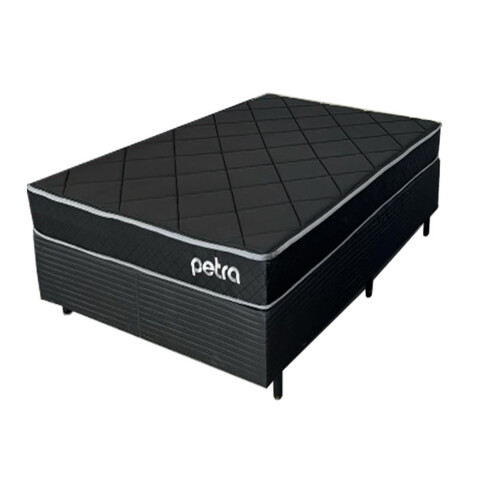 Sommier Somier Colchón 2plazas Espuma 20cm 150kg Reversible Color Negro Sommier Somier Colchón 2plazas Espuma 20cm 150kg Reversible Color Negro