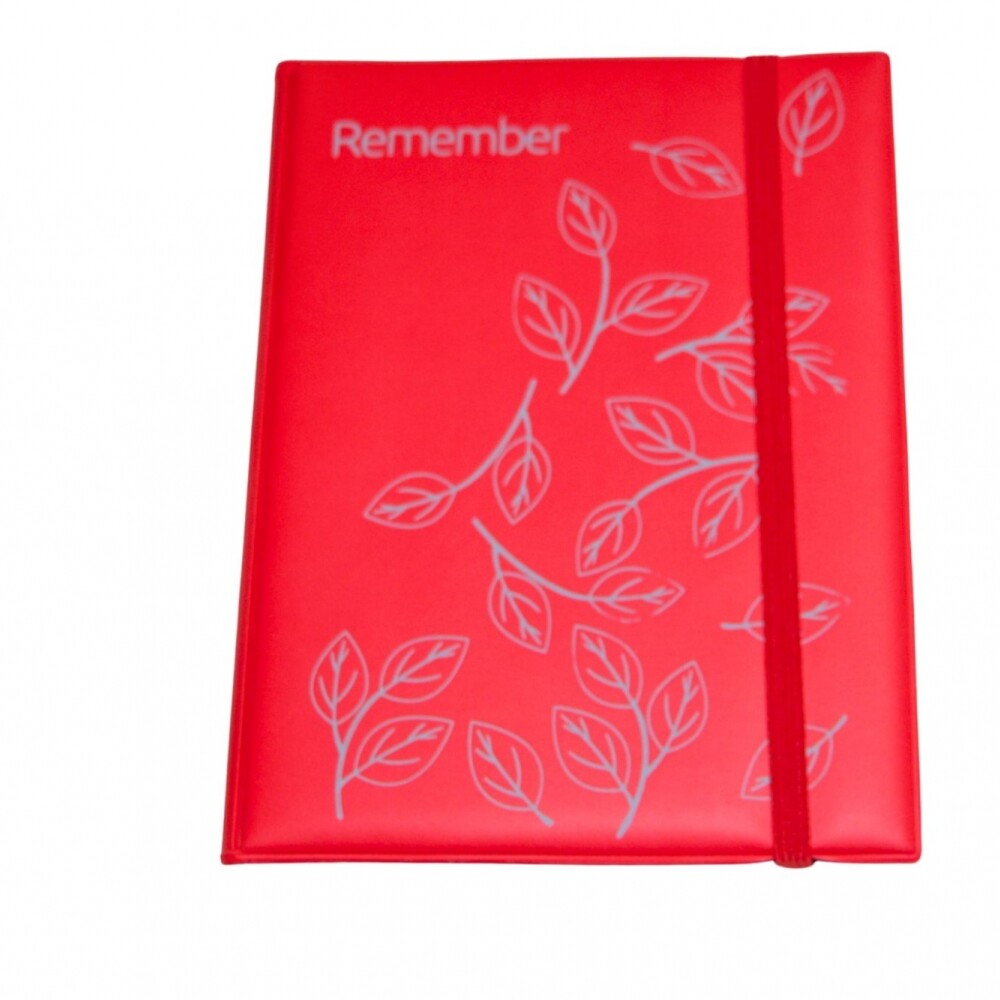 AGENDA REMEMBER SENIOR COVER 1471 SEMANA A LA VISTA TAPA ROJA