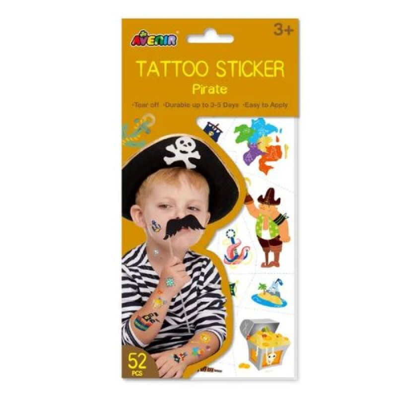 Tattoo stickers lavables Pirata Tattoo Stickers Lavables Pirata