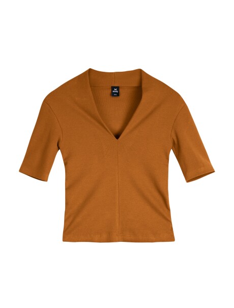 BLUSA FEMENINA MANGA 3/4 NARANJA