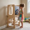 Torre de aprendizaje y mesa Montessori 4 en 1 Torre de aprendizaje y mesa Montessori 4 en 1