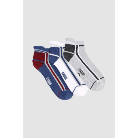 Media corta deportiva con terry umbro pack x3 Variante 39