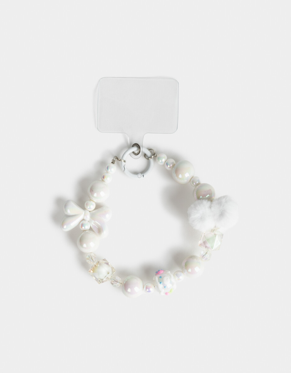 Strap De Mostacillas Para Celular 