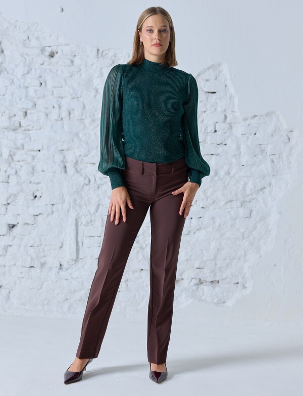 Pantalon De Vestir MARRON