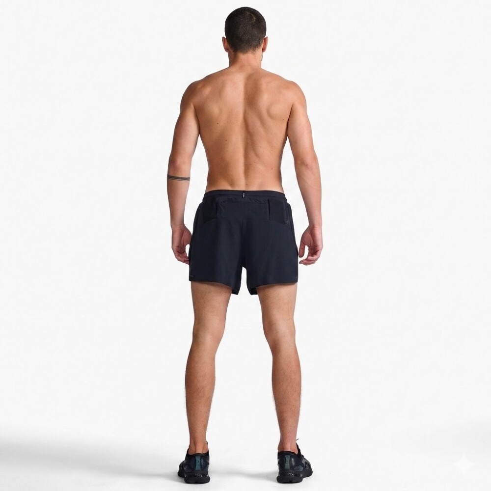 Short Running Light Speed Stash 5 Inch Short Hombre Black/black Reflective