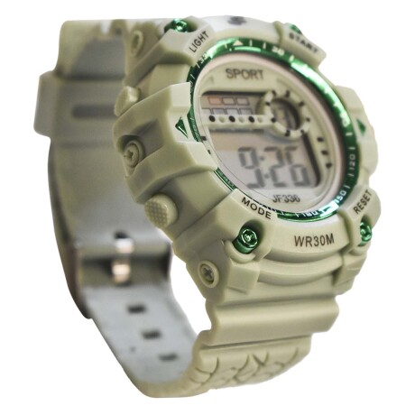 Reloj Deportivo Unisex de Pulsera Waterproof Pantalla Luz Verde