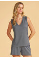 PIJAMA LISO GRIS - 134