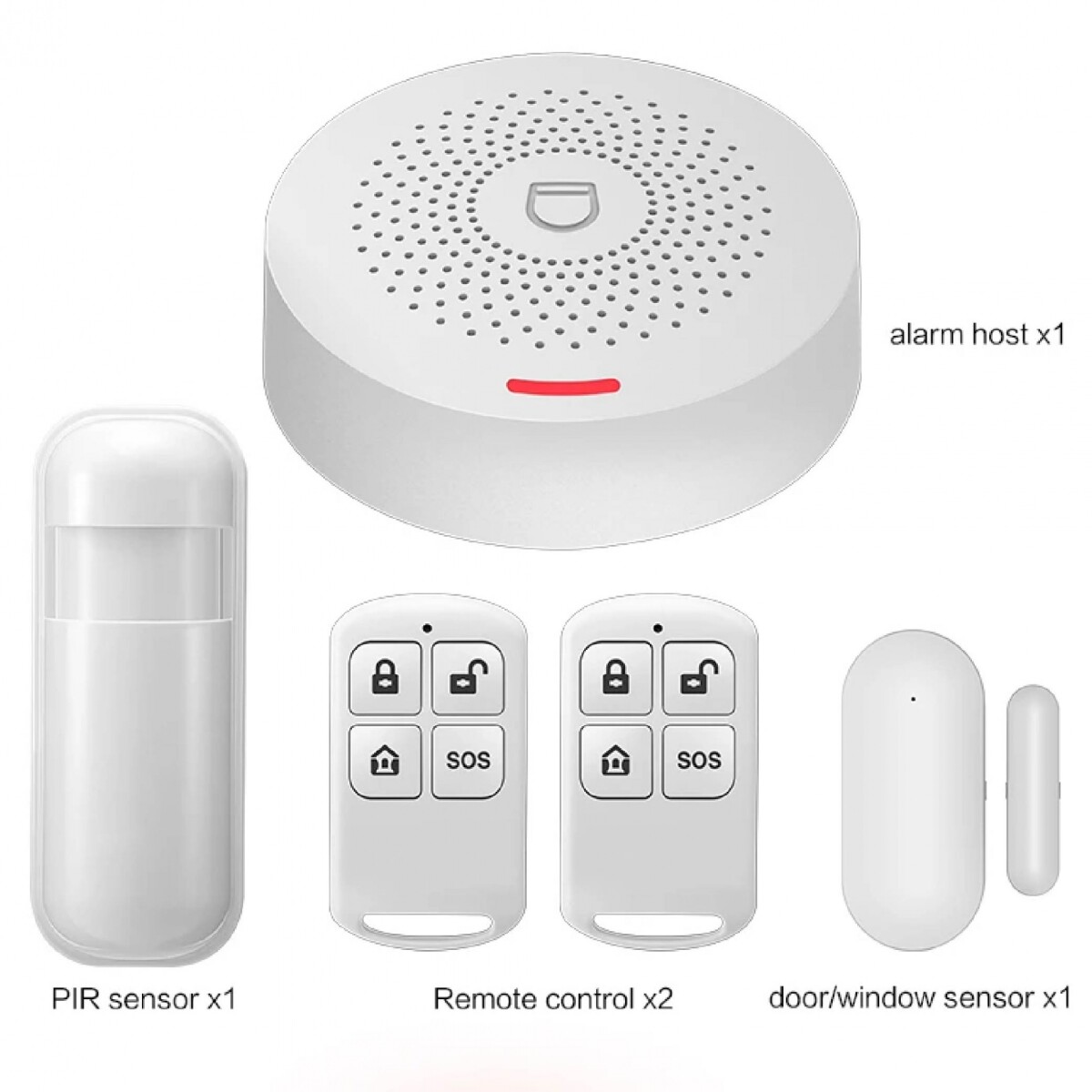 Kit Alarma Smart Wifi SM-PW150 - BLANCO 