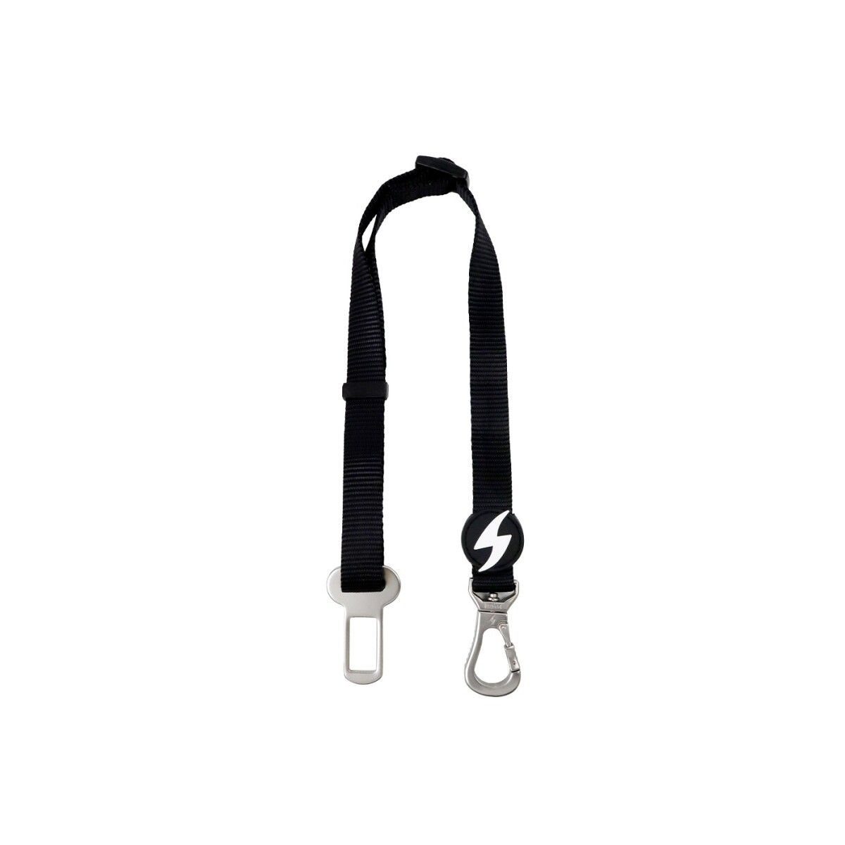 DASHI SOLID BLACK SEAT BELT 