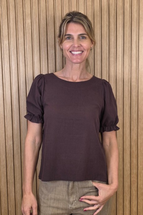 Blusa Sueca Chocolate