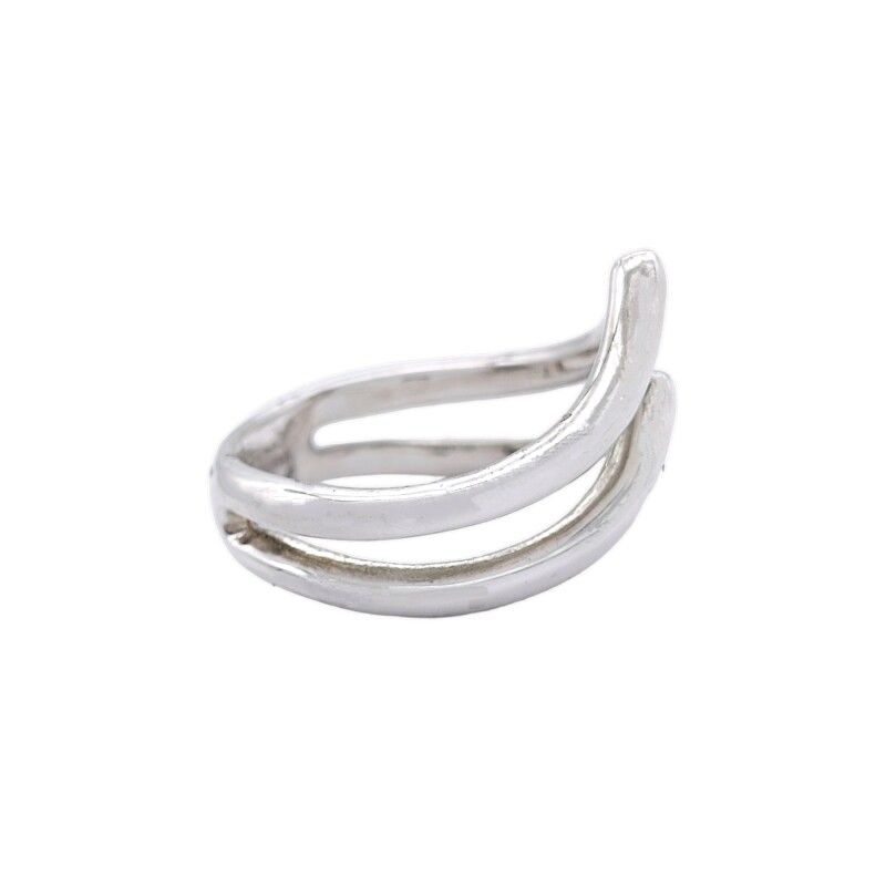 Anillo Valentino Doble-Plata 925-Sin Piedra-AN3229 sinpiedra