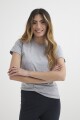 Remera básica GRIS MELANGE