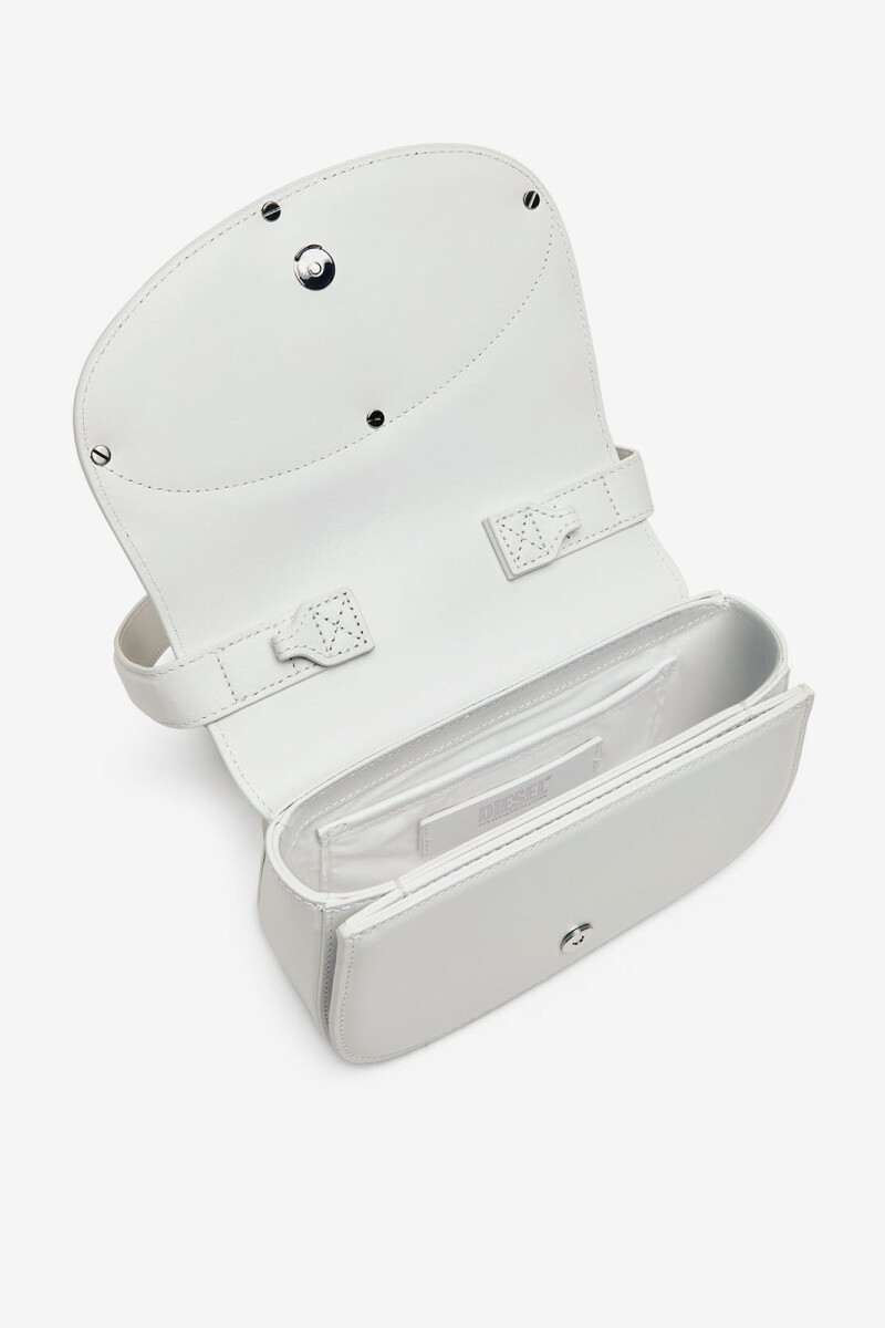 BOLSO 1DR TEJIDO BRILLANTE Blanco