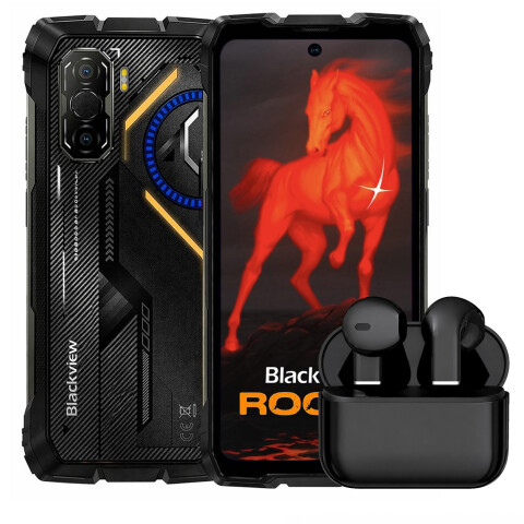 Blackview Rock 3 32(8+24)gb Ram 256gb 4g Robusto De Trabajo + Regalo PK BLACKVIEW ROCK 3 8/256 4G NEGRO +REGA