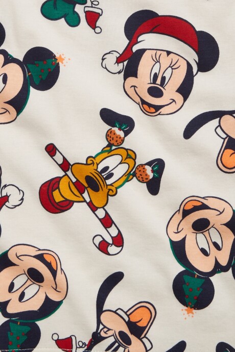 Pijama Disney Mickey Toddler Niño Ivory Frost