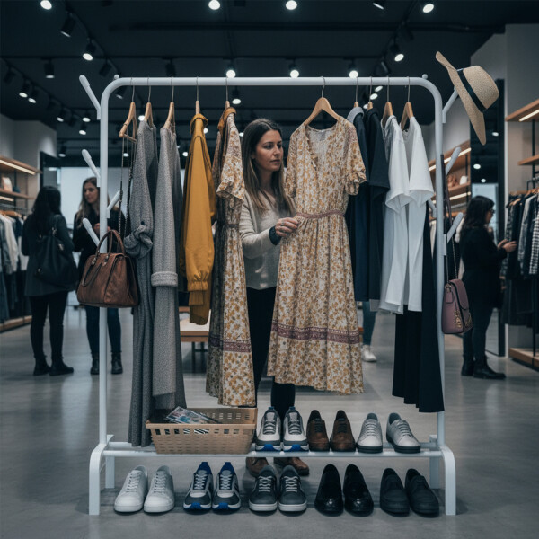 Perchero Para Ropa Con Perchas Ganchos Armario de Metal con Estante Zapatero Imback Color Blanco Perchero Para Ropa Con Perchas Ganchos Armario de Metal con Estante Zapatero Imback Color Blanco