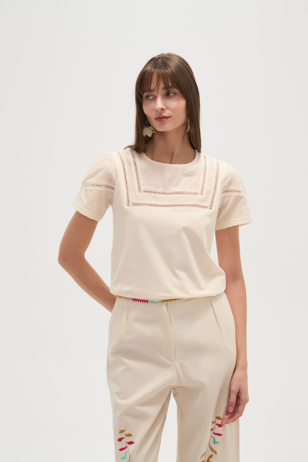 Remera Arboletes Crudo / Natural