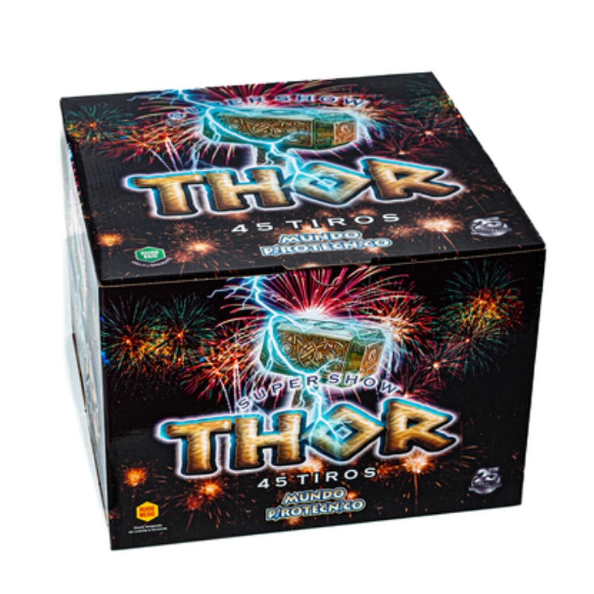 TORTA SHOW THOR MUNDO PIROTECNICO 45 Tiros 