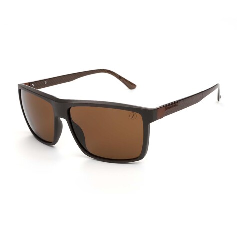 Lentes de sol Fibra De Carbono Cuadrado Marrón/Marrón