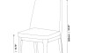 Silla de Comedor City - Línea Manhattan - Cuero sintético Silla de Comedor City - Línea Manhattan - Cuero sintético
