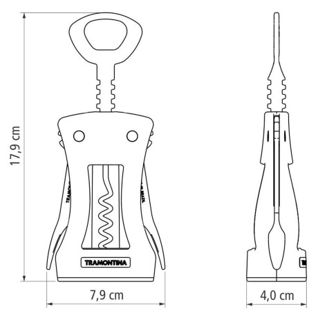 Sacacorchos de Alas Tramontina Harmoniza Sacacorchos de Alas Tramontina Harmoniza
