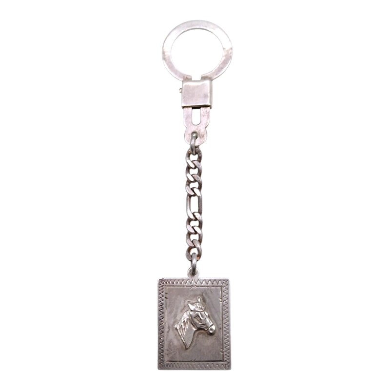 LLAVERO CABALLO - PLATA plateadouniforme