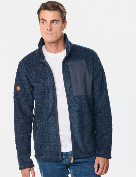 CAMPERA CORDERITO Azul