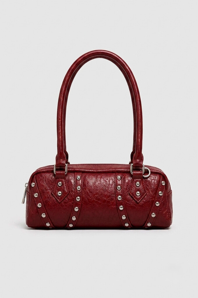 CARTERA BAGUETTE GRANATE