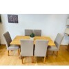 Juego de comedor Rustico - 6 sillas de vestir Juego de comedor Rustico - 6 sillas de vestir