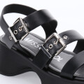 Sandalias de Mujer Miss Carol Sandalia BITOLA con hebillas Negro