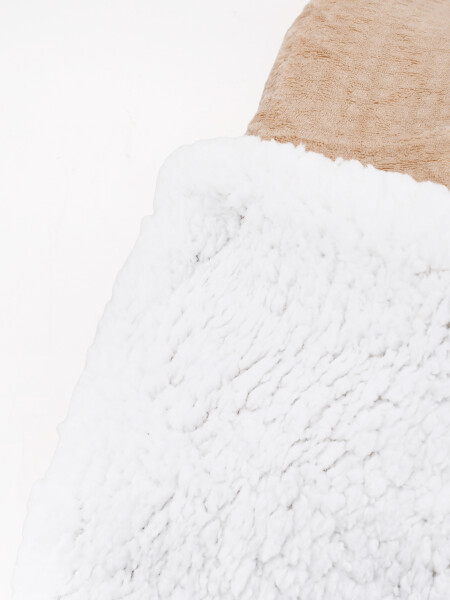 MANTA SHERPA LISA 1 PLAZA BEIGE (V)