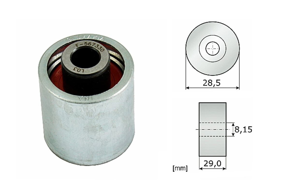 Tensor Guia Correa Dist. Audi A4/A3, Volks Vento 03-12 Tensor Guia Correa Dist. Audi A4/A3, Volks Vento 03-12