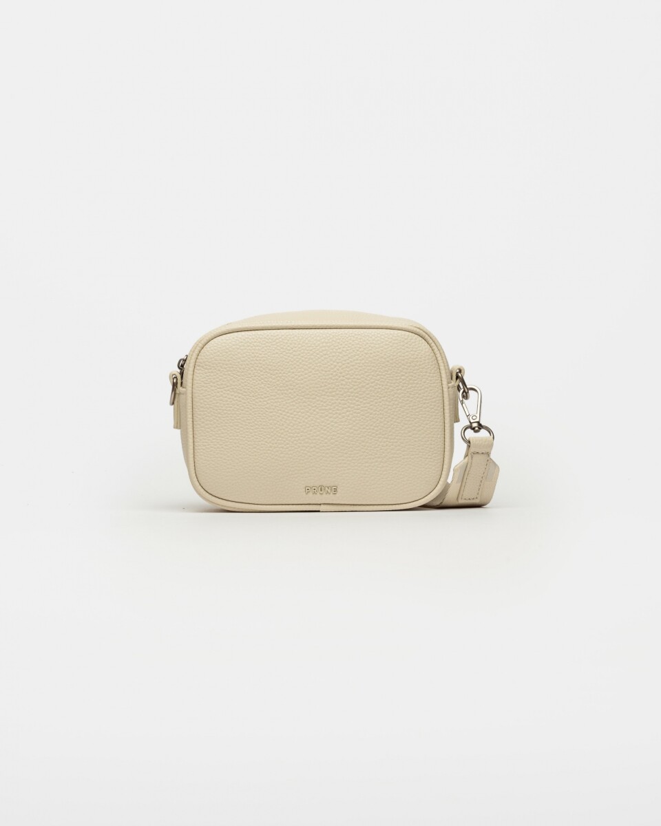 Mini Bag Adisa En Efecto Cuero Graneado - Natural 