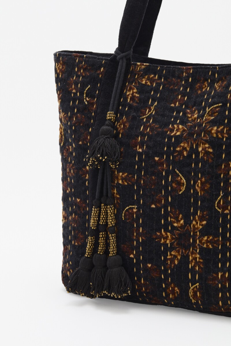 Bolso Tote Velvet Multicolor