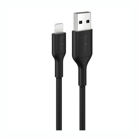 Cable BELKIN USB-A A Lightning Carga Rápida Longitud 1M - Black Cable BELKIN USB-A A Lightning Carga Rápida Longitud 1M - Black